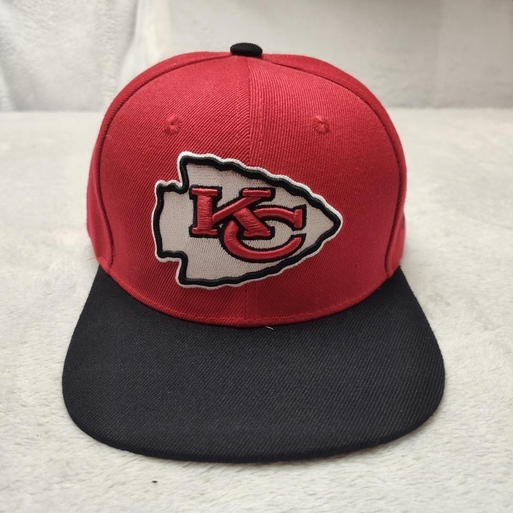 Kansas City Chiefs Hat Cap Snap Back Men Red New Era Football Tie Dye Wool Blend
